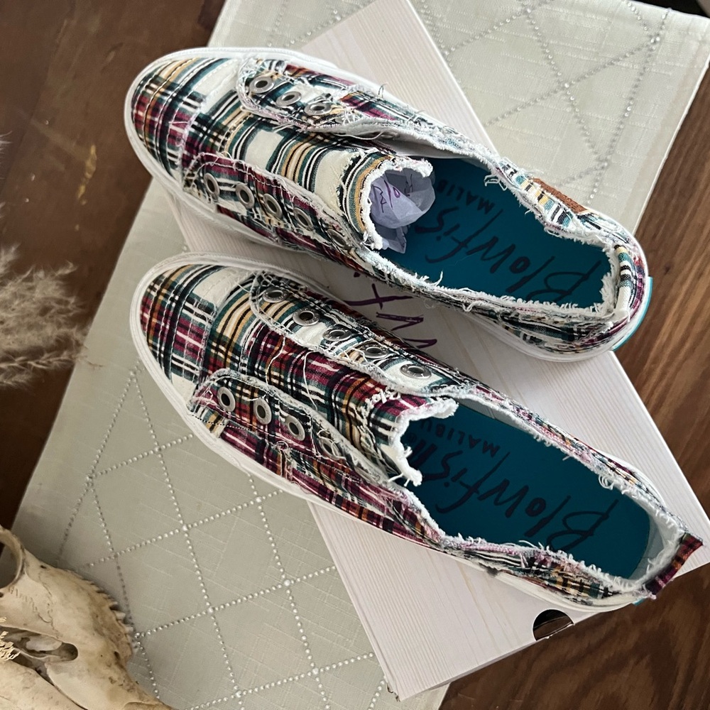 Plaid Women's Sneakers